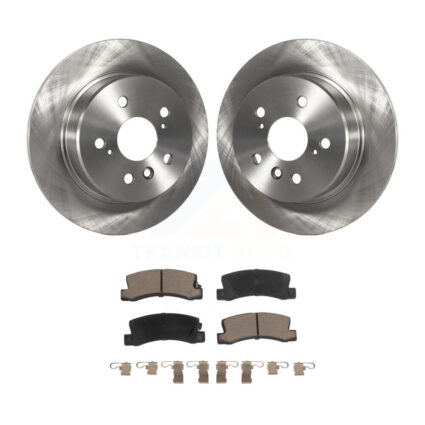 Rear Disc Brake Rotors And Ceramic Pads Kit For 1999-2003 Lexus RX300 AWD K8C-101731