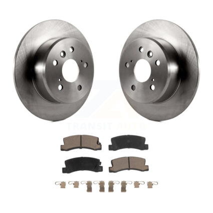 Rear Disc Brake Rotors And Ceramic Pads Kit For Lexus Toyota Camry RX300 ES300 K8C-101732