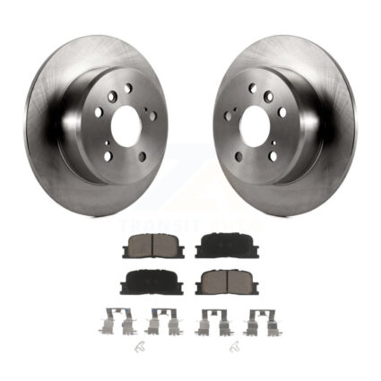 Rear Disc Brake Rotors And Ceramic Pads Kit For 2001-2003 Toyota Highlander FWD K8C-101734