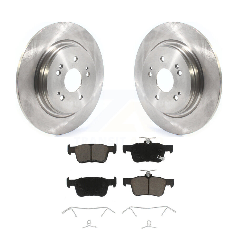 Rear Disc Brake Rotors And Ceramic Pads Kit For 2019-2021 Acura RDX K8C-101737