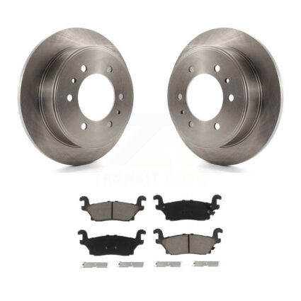 Rear Disc Brake Rotors And Ceramic Pads Kit For Hummer H3 H3T K8C-101738