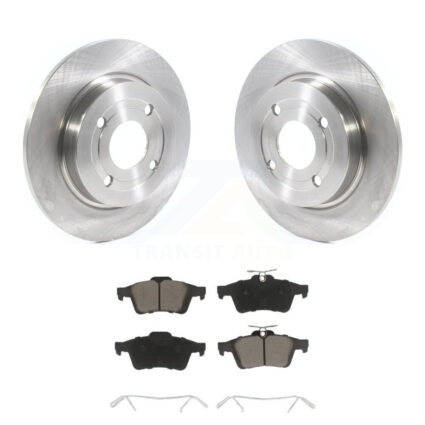 Rear Disc Brake Rotors And Ceramic Pads Kit For 2018-2022 Ford EcoSport AWD K8C-101740