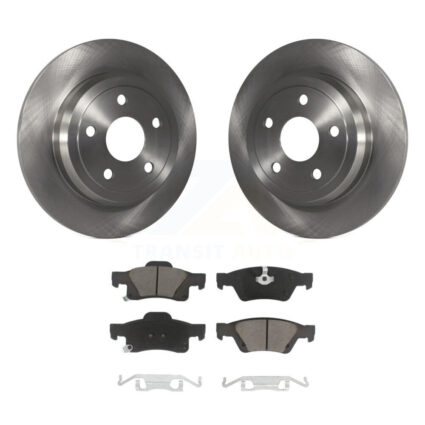 Rear Disc Brake Rotors And Ceramic Pads Kit For Dodge Durango Jeep Grand Cherokee K8C-101741
