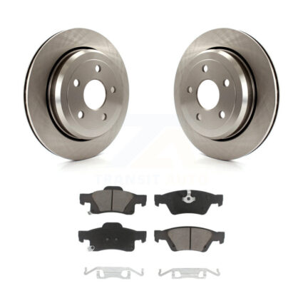 Rear Disc Brake Rotors And Ceramic Pads Kit For Jeep Grand Cherokee Dodge Durango WK K8C-101742