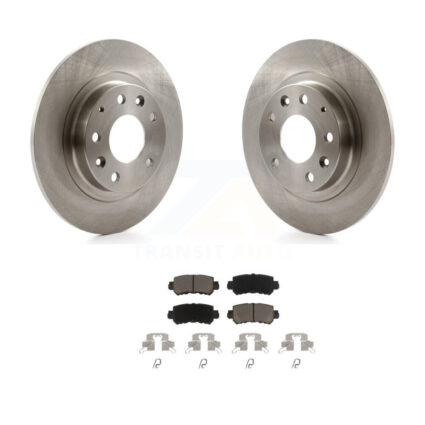 Rear Disc Brake Rotors And Ceramic Pads Kit For 2016-2018 Mazda CX-3 K8C-101746