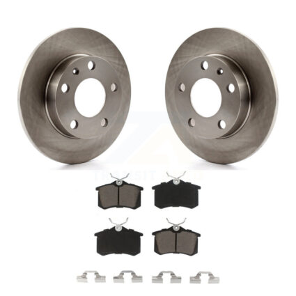 Rear Disc Brake Rotors Ceramic Pad Kit For Audi A4 Quattro With 245mm Diameter Rotor K8C-101749
