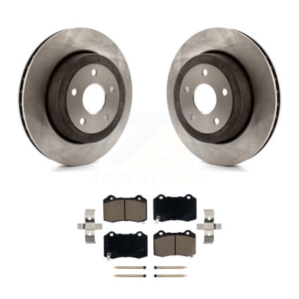 Rear Disc Brake Rotors And Ceramic Pads Kit For 2006-2010 Jeep Grand Cherokee SRT8 K8C-101752