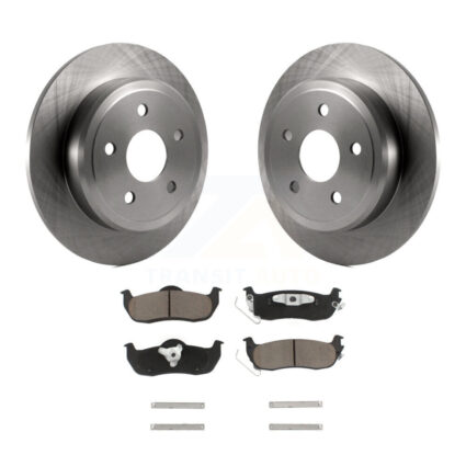 Rear Disc Brake Rotors And Ceramic Pads Kit For Jeep Grand Cherokee Commander K8C-101753