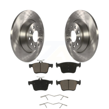 Rear Disc Brake Rotors And Ceramic Pad Kit For Volkswagen Tiguan Jetta Audi Q3 TT Quattro K8C-101756