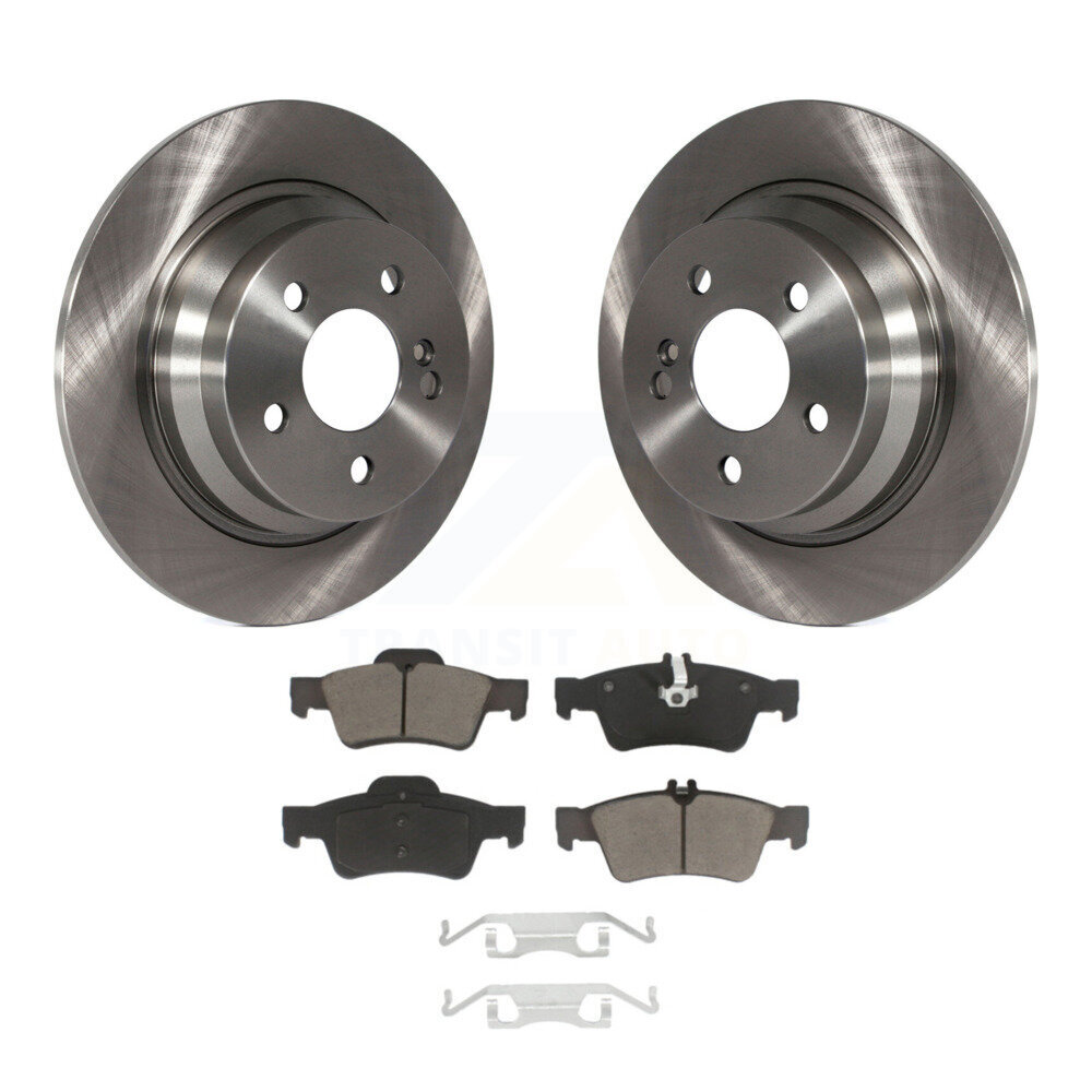 Rear Disc Brake Rotors Ceramic Pad Kit For Mercedes-Benz E350 E320 E250 E300 E500 E63 AMG K8C-101761