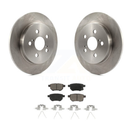 Rear Brake Rotor Ceramic Pad Kit For Toyota Corolla Matrix Prius Prime Pontiac Vibe Lexus K8C-101763