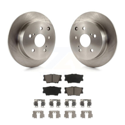 Rear Disc Brake Rotors And Ceramic Pads Kit For Toyota Matrix Pontiac Vibe K8C-101764