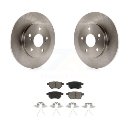 Rear Disc Brake Rotors Ceramic Pad Kit For Toyota Matrix Pontiac Vibe Corolla iM Scion xB K8C-101765