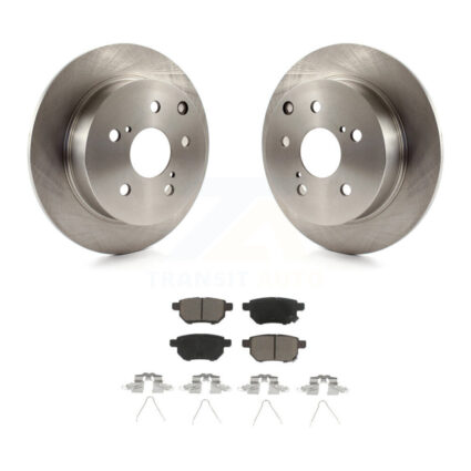 Rear Disc Brake Rotors And Ceramic Pads Kit For 2010 Toyota Matrix XRS K8C-101766