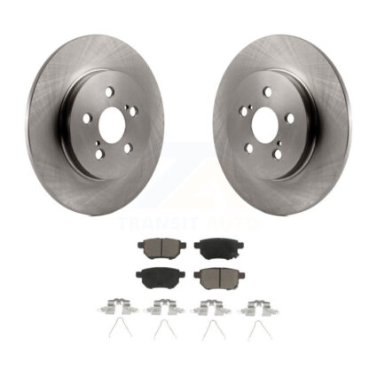 Rear Disc Brake Rotors And Ceramic Pads Kit For Lexus CT200h K8C-101767