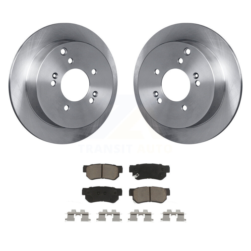 Rear Disc Brake Rotors And Ceramic Pads Kit For Hyundai Tucson Kia Sportage Santa Fe K8C-101769