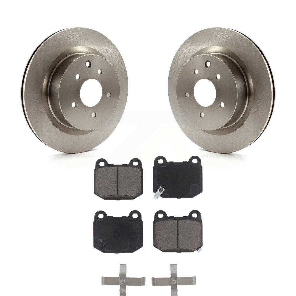 Rear Disc Brake Rotor And Ceramic Pad Kit For Nissan 350Z INFINITI G35 With Brembo Brakes K8C-101771