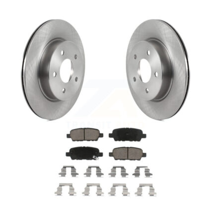 Rear Disc Brake Rotors And Ceramic Pads Kit For Nissan Qashqai Rogue Sport LEAF K8C-101772