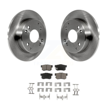 Rear Disc Brake Rotors And Ceramic Pads Kit For Honda Accord Acura CL K8C-101774