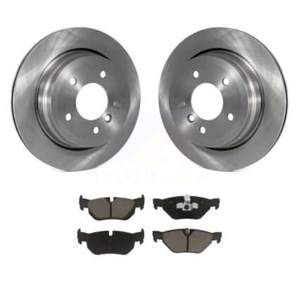 Rear Disc Brake Rotors And Ceramic Pads Kit For BMW 328i xDrive X1 328xi 325xi K8C-101776