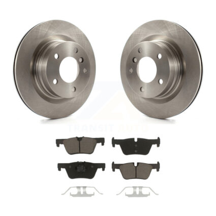 Rear Disc Brake Rotors And Ceramic Pads Kit For BMW 320i 328d K8C-101778