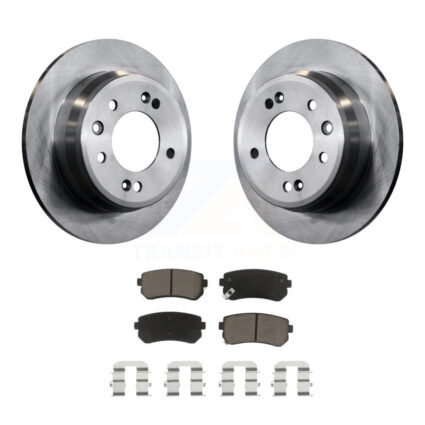 Rear Disc Brake Rotors And Ceramic Pads Kit For Hyundai Elantra Tucson Kia Sportage K8C-101781