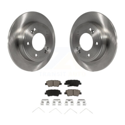 Rear Disc Brake Rotors And Ceramic Pads Kit For Hyundai Elantra Venue Kia Soul K8C-101782
