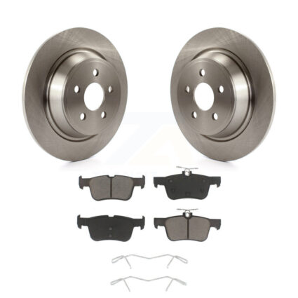 Rear Brake Rotor Ceramic Pad Kit For Ford Edge Fusion Lincoln Nautilus MKX MKZ Police SSV K8C-101791