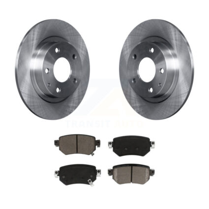 Rear Disc Brake Rotors And Ceramic Pads Kit For 2016-2021 Mazda 6 K8C-101795