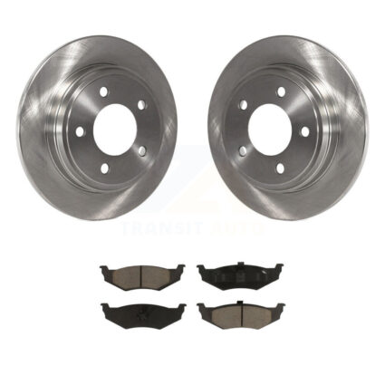 Rear Brake Rotors Ceramic Pad Kit For Chrysler Intrepid Dodge Concorde 300M LHS Eagle New K8C-101798