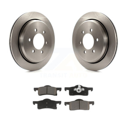 Rear Disc Brake Rotor And Ceramic Pad Kit For 2003-2006 Ford Expedition Lincoln Navigator K8C-101799