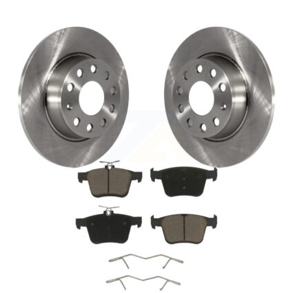 Rear Brake Rotors Ceramic Pad Kit For Volkswagen Taos Audi A3 Quattro e-Golf Sportback TT K8C-101802