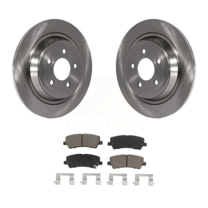 Rear Disc Brake Rotors And Ceramic Pads Kit For Ford Mustang K8C-101803