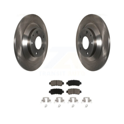 Rear Disc Brake Rotors And Ceramic Pads Kit For 2013-2015 Mazda CX-5 K8C-101805