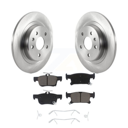 Rear Brake Rotors Ceramic Pad Kit For 19-20 Buick Envision With 315mm Diameter Rotor K8C-101807