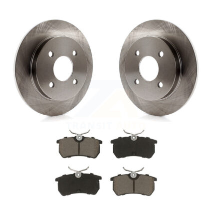 Rear Disc Brake Rotors And Ceramic Pads Kit For Ford Focus Fiesta K8C-101811