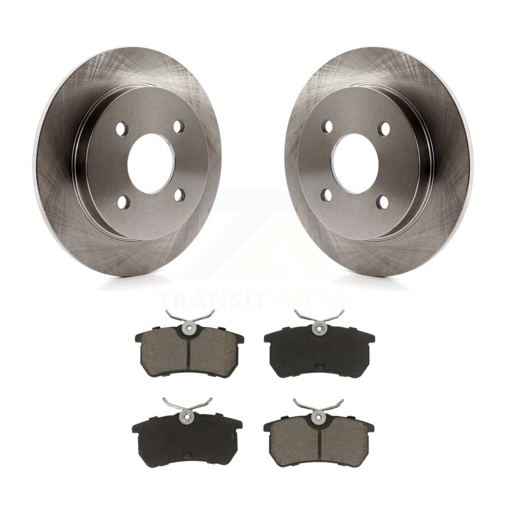 Rear Disc Brake Rotors And Ceramic Pads Kit For Ford Focus Fiesta K8C-101811