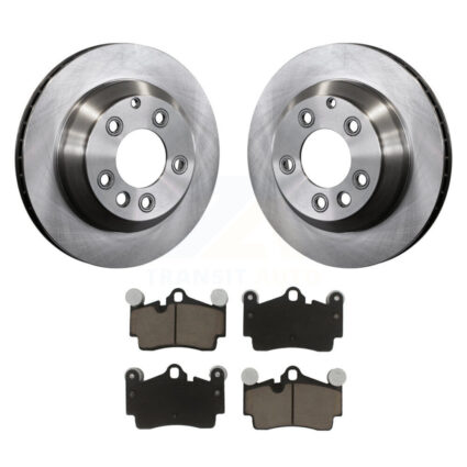 Rear Disc Brake Rotors And Ceramic Pad Kit For Audi Q7 Porsche Cayenne Volkswagen Touareg K8C-101813