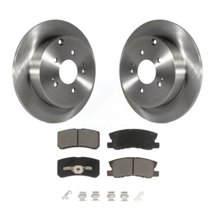 Rear Disc Brake Rotors And Ceramic Pads Kit For Mitsubishi Endeavor K8C-101820