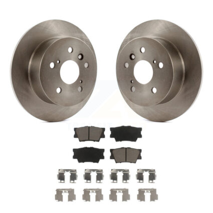 Rear Disc Brake Rotors And Ceramic Pads Kit For Toyota Camry Lexus ES350 Avalon K8C-101821
