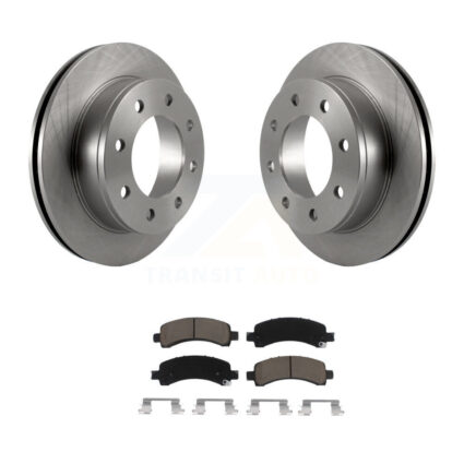 Rear Disc Brake Rotors And Ceramic Pads Kit For GMC Chevrolet Savana 3500 2500 Express K8C-101823