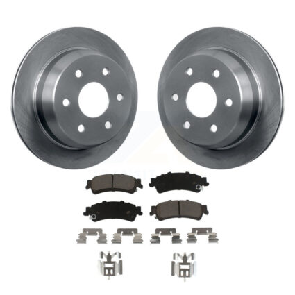 Rear Brake Rotor Ceramic Pad Kit For Chevrolet GMC Silverado 1500 Sierra Classic Astro XL K8C-101832