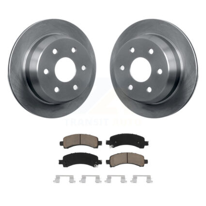 Rear Disc Brake Rotors And Ceramic Pads Kit For 2002 Chevrolet Avalanche 1500 Suburban K8C-101838