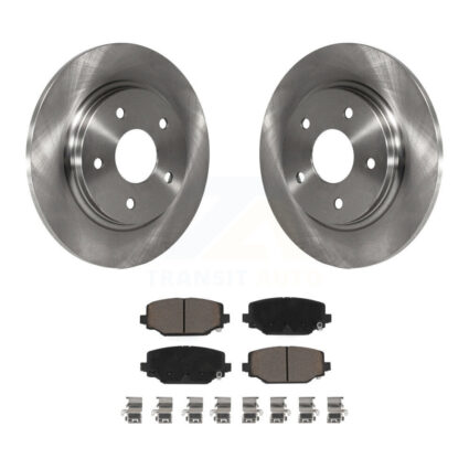 Rear Brake Rotor Ceramic Pad Kit For Dodge Grand Caravan With Single Piston Front Caliper K8C-101843