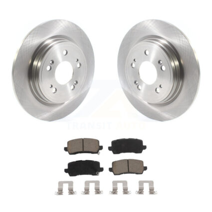 Rear Disc Brake Rotors And Ceramic Pads Kit For 2014-2020 Acura RLX K8C-101844