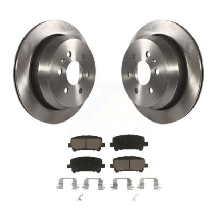 Rear Disc Brake Rotors And Ceramic Pads Kit For 2015-2020 Chevrolet Colorado GMC Canyon K8C-101858