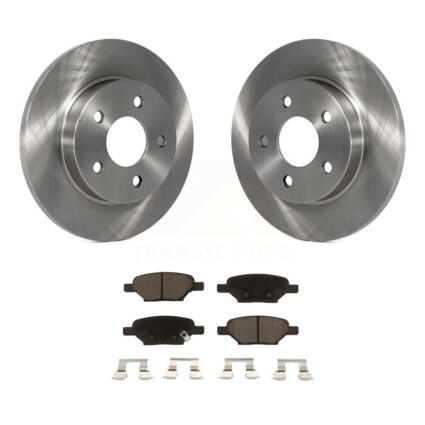 Rear Brake Rotor Ceramic Pad Kit For Chevrolet Malibu Pontiac Cobalt G5 G6 Saturn Ion HHR K8C-101860