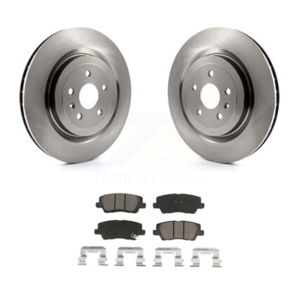 Rear Disc Brake Rotors And Ceramic Pads Kit For 2015 Cadillac CTS 6.2L K8C-101861