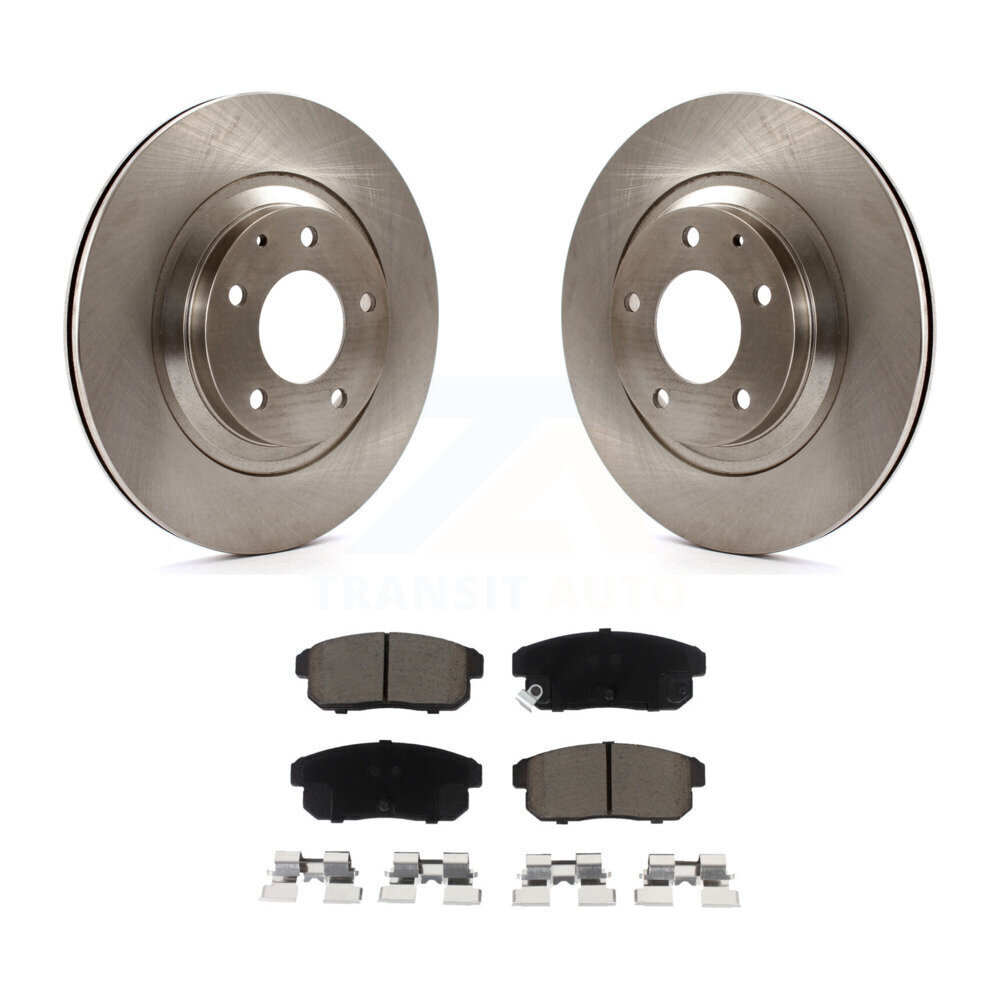Rear Disc Brake Rotors And Ceramic Pads Kit For 2004-2011 Mazda RX-8 K8C-101862