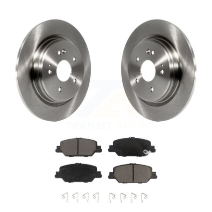 Rear Disc Brake Rotors And Ceramic Pads Kit For 2017-2024 Honda CR-V K8C-101863